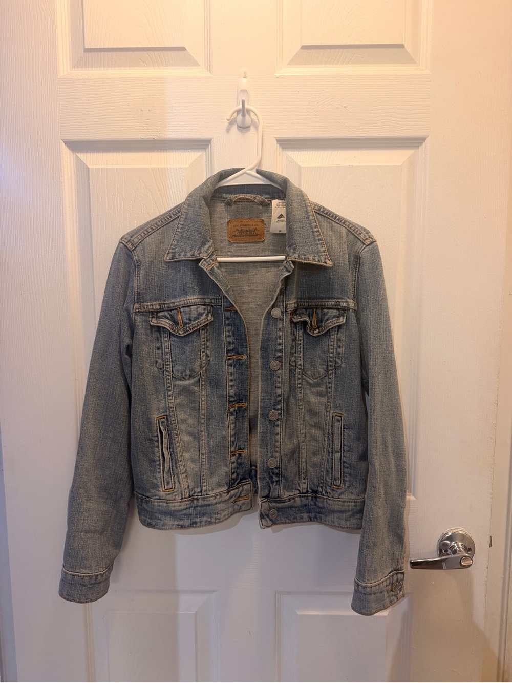 Levi's Women's Washed Denim Trucker Jacket - Pale Blue